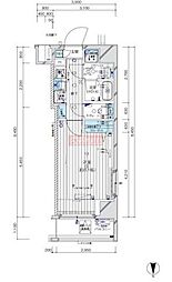 メインステージ八広 7階1Kの間取り