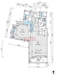 メインステージ八広 8階1DKの間取り