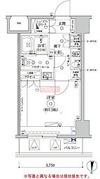 セジョリ墨田両国 1Kの間取図画像