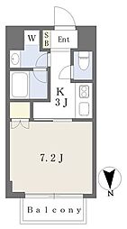 サンウッド錦糸町フラッツ 1Kの間取図画像