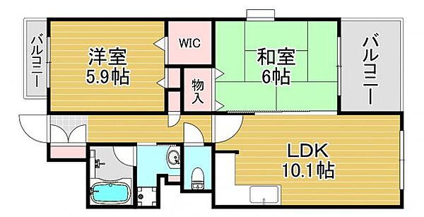 同じ建物の物件間取り写真 - ID:227074967891