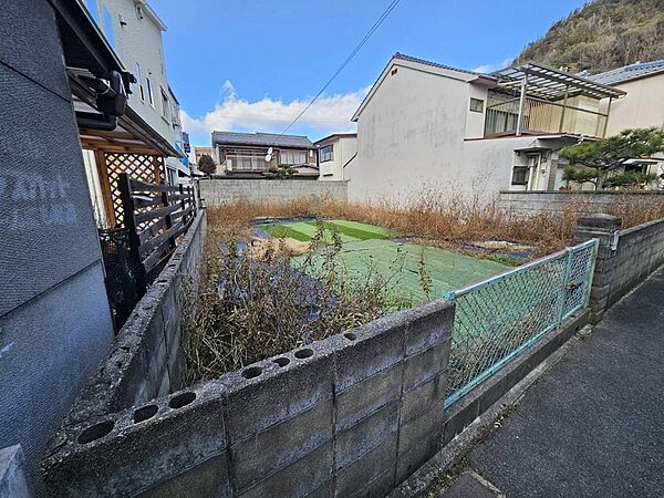 現地土地写真（南側から望む）