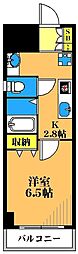 COMFORIA東品川 1Kの間取図画像