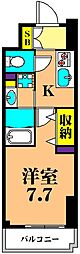 MaisondeArK南大井 1Kの間取図画像