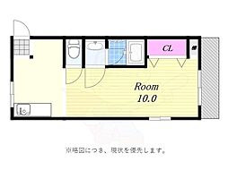 第三草薙ビル 1DKの間取図画像