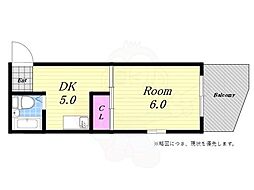 間取図画像 1DK