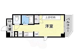 WillDo九条 ワンルームの間取図画像