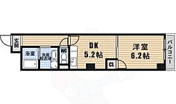 第九柴田ビル 1DKの間取図画像