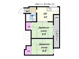 シレーヌ大正 1LDKの間取図画像