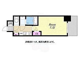 セレニテ西九条アリエ 1Kの間取図画像