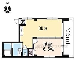 Ark'sビル 1LDKの間取図画像