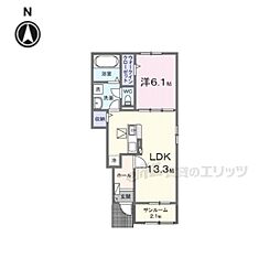 間取図画像 1LDK