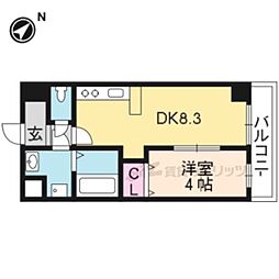 Ｂｌｅｚｉｏ3 3階1LDKの間取り