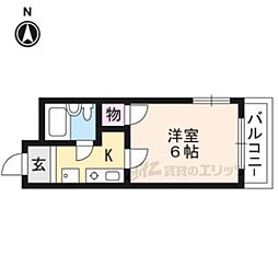 TITハイツ 1Kの間取図画像