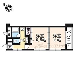 クッキィーセタ 2Kの間取図画像