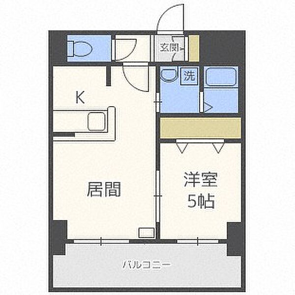 サンコート本通　ガーデンヒルズ ｜北海道札幌市白石区本通14丁目南(賃貸マンション1LDK・9階・36.63㎡)の写真 その2