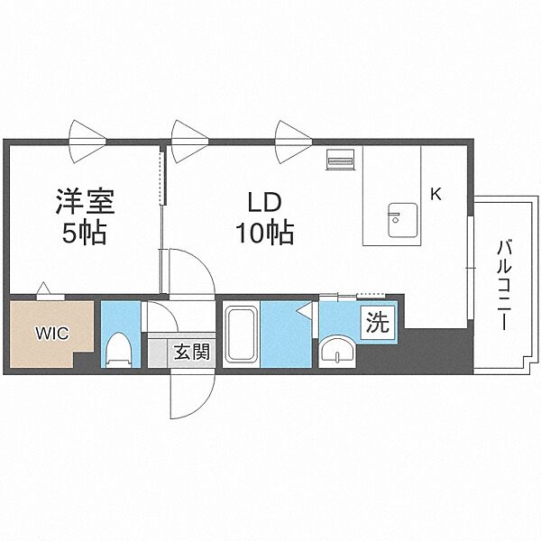 ＢＲＡＶＩＳ　ＴＯＹＯＨＩＲＡ ｜北海道札幌市豊平区豊平二条5丁目(賃貸マンション1LDK・5階・35.10㎡)の写真 その2