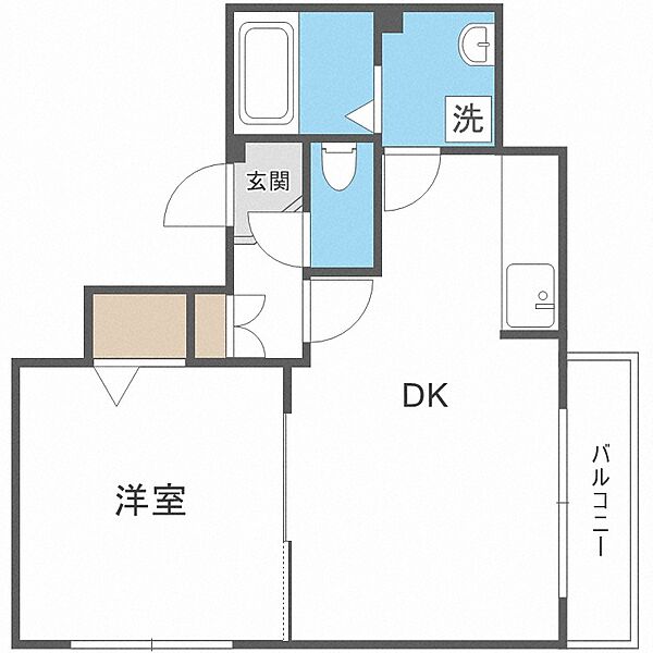 同じ建物の物件間取り写真 - ID:201022223734