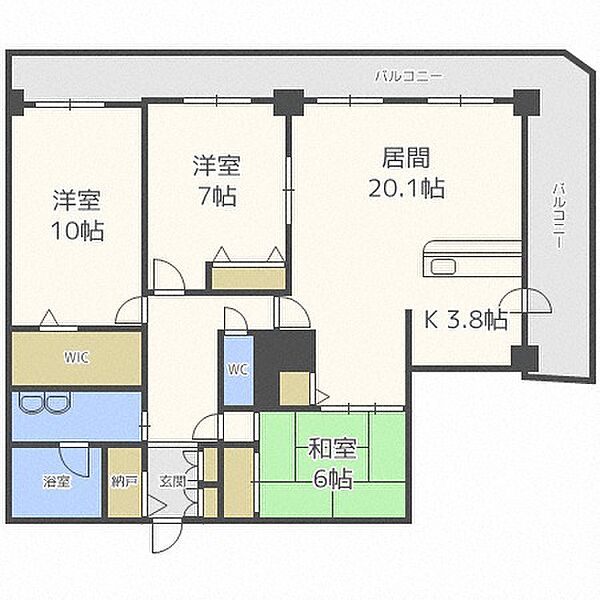 同じ建物の物件間取り写真 - ID:201023207562