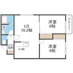 ル・シエル月寒東 4階
