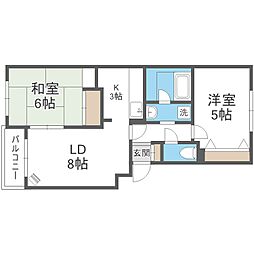 ウィスタリア北郷 4階
