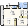 大光12番館4階6.9万円