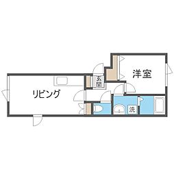 グラシアール 2階