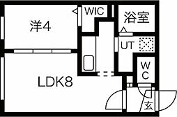ラフィーネ月寒中央通 4階/-