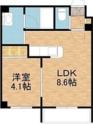 アンビエンテ131 1LDKの間取図画像