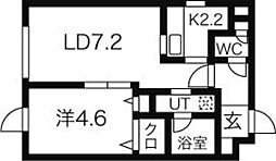 ブランノワール中の島 2階