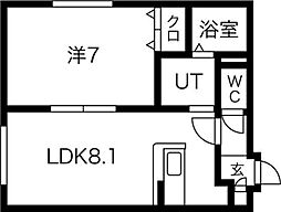 クリアーフィールド 3階/-