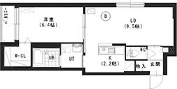 グランスター8 1LDKの間取図画像