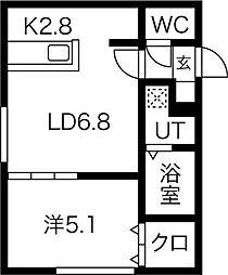 札幌市営東西線 南郷18丁目駅 徒歩7分 3階/-