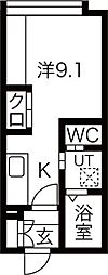 札幌市営東西線 菊水駅 徒歩5分 3階/-