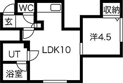 バス バス北18条西5丁目下車 徒歩2分 1階/-