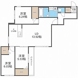 S−RESIDENCE琴似4条 2階