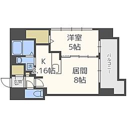 MODENAFINEST 1LDKの間取図画像