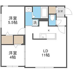 Alivis琴似 2階/-