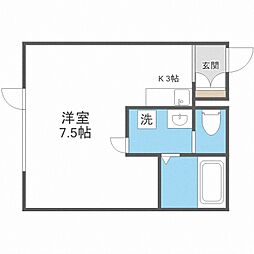 HiLLSLa.LUMIERE 1Kの間取図画像