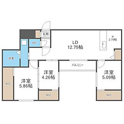 EEL八軒 3階/-
