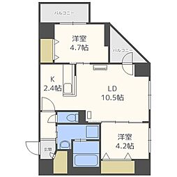 グランカーサ南6条 3階/-
