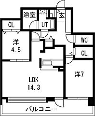 物件の間取り