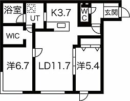 ラフィナート発寒中央 3階/-