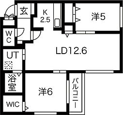 West Villetta(ウエストヴィレッタ) 3階/-