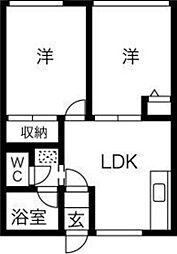 札幌市営東西線 発寒南駅 徒歩24分 2階/-