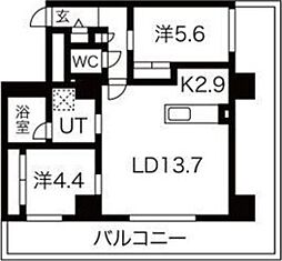 JR函館本線 琴似駅 徒歩4分 6階/-