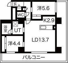 物件の間取り