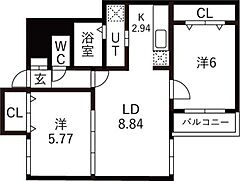 物件の間取り