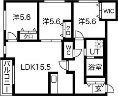 物件の間取り