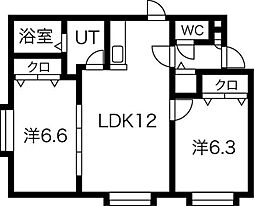 フィオーレ発寒B 2階
